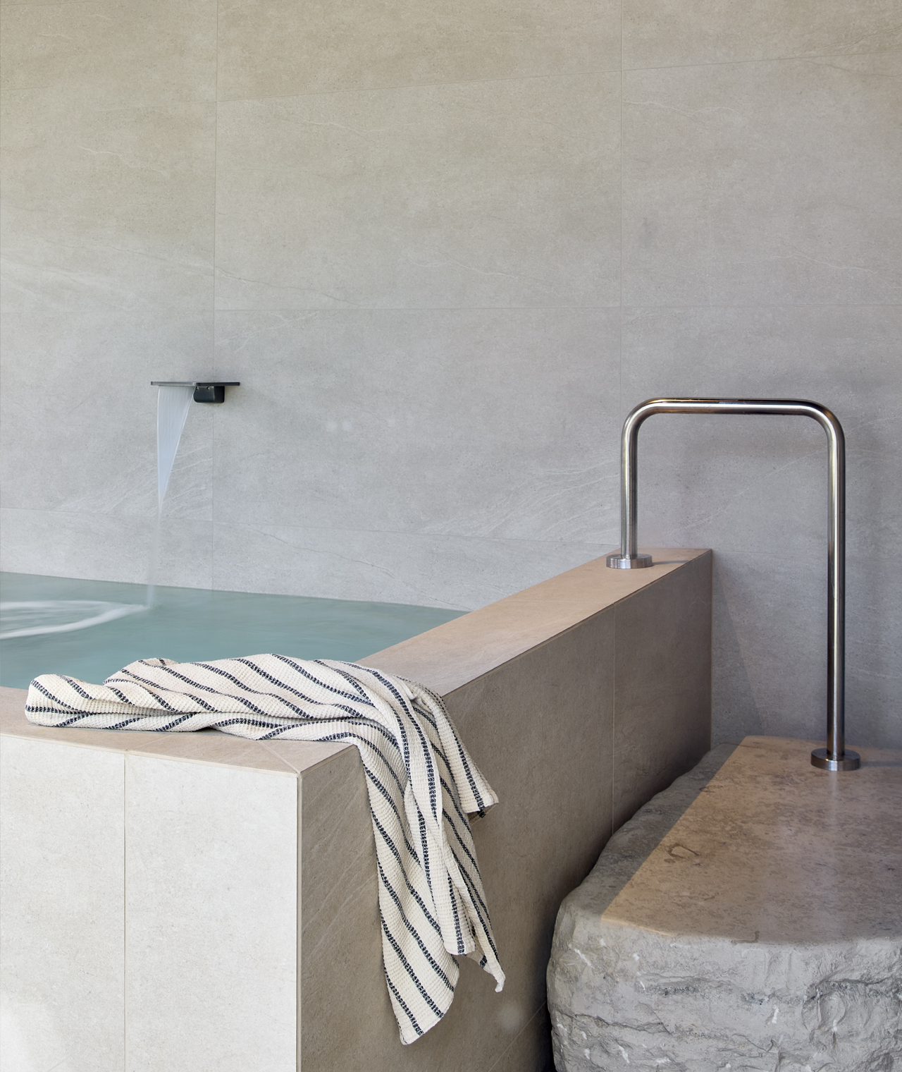 Soak Pool - One Saint Stephens Apartments, Parnell, Auckland